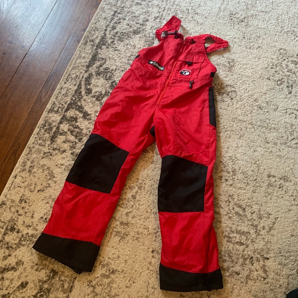 Kids Columbia ski bibs